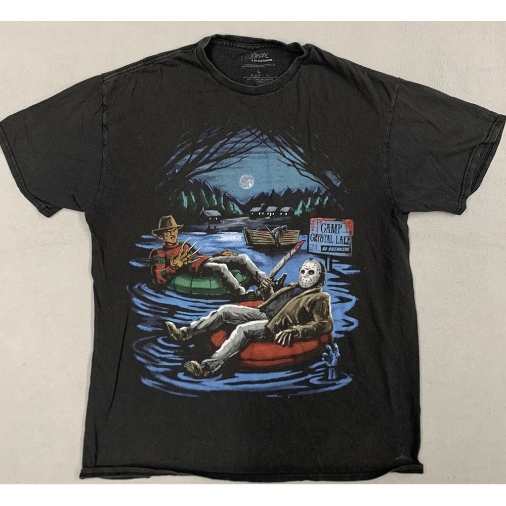 Nightmare On Elm Street T-Shirt Men's‎ Size L  Freddie Krueger Jason Friday 13th